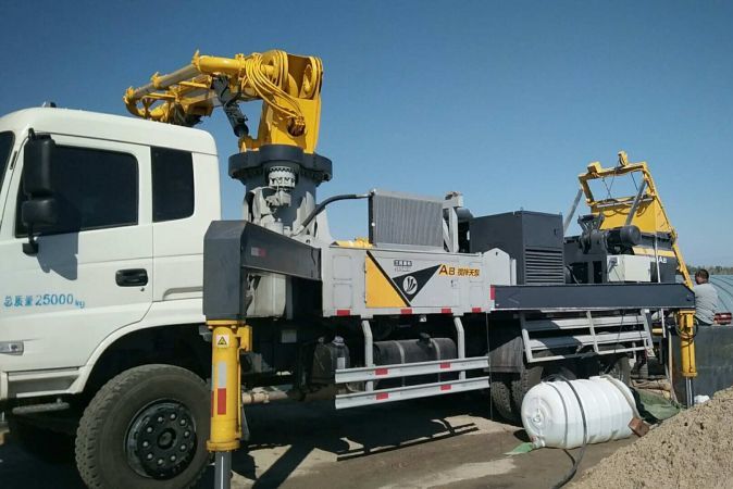 三民重科攪拌天泵助他闖出自己的一片天！